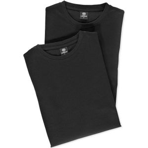 Lerros - T-shirt - Heren Zwart - Katoen - 2003014 (2Pack)