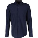 Lerros - Lange Mouw Overhemd - Heren - 485 Classic Navy - Katoen