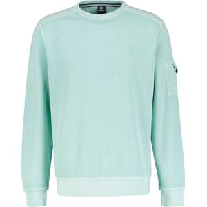 Lerros - Ronde hals Trui - Heren - 622 COASTAL SEA BLU - Katoen - 2424051