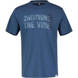 Lerros T-shirt T Shirt Met Borstprint 2423005 448 Mannen