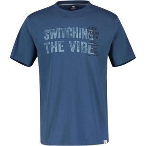 Lerros T-shirt T Shirt Met Borstprint 2423005 448 Mannen