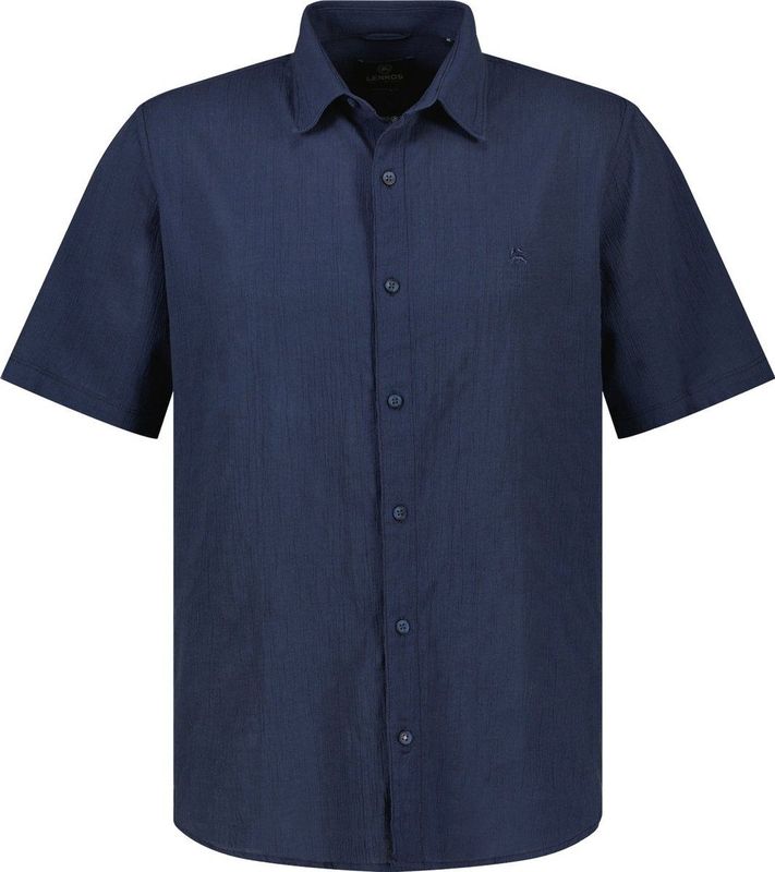 Lerros - 24520331 - Overhemd - Classic Navy - Katoen