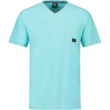 Lerros - Heren V-hals Shirt - 24531801 - 410 Iced Mint