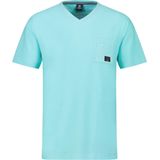 Lerros - Heren V-hals Shirt - 24531801 - 410 Iced Mint