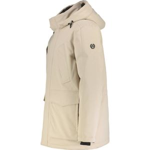 Lerros - Heren Jas - Beige - 100% Polyester - Afneembare Capuchon