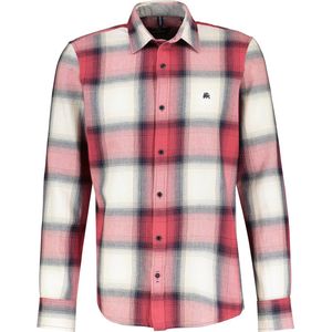 Lerros - Herenoverhemd - Ruiten - Katoen - Lange Mouwen