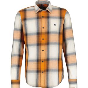 Lerros - Heren Overhemd - 24810481 - Pumpkin Orange - 100% Katoen
