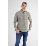 Lerros - 2481444 - Overhemd - Pumpkin Orange - 97% Katoen, 3% Elastaan