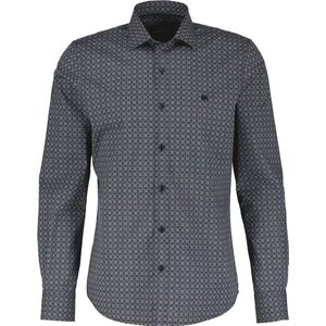 Lerros - 2491362 - Overhemd - Blauw - 97% Katoen/3% Elasthan