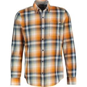 Lerros - 2491447/948 - Overhemd - Oranje - 100% Katoen, Lange Mouwen, Regular Fit