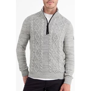 Lerros - Half zip trui - Heren - 101 BROKEN WHITE ME - Katoen - 2495425