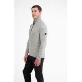 Gebreide Trui - Kraag - Blauw - 60% Katoen / 40% Polyacryl