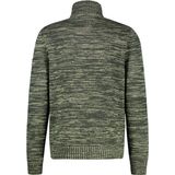 Trui - Knitwear - Mélange - Extra Lange Mouwen - Ritssluiting