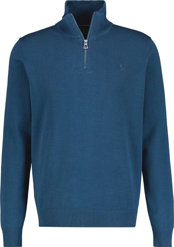 Lerros - Half zip trui - Heren - 125 TENDER BEIGE ME - Katoen - 24N5499