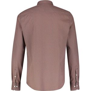 Lerros - Heren Overhemd - 24O1373 - Spicy Orange - Katoen en Elastaan