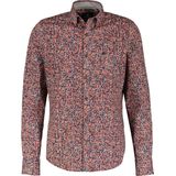 Lerros - Heren Overhemd - Spicy Orange - Katoen