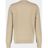Lerros - Ronde hals Trui - Heren - 125 TENDER BEIGE ME - Katoen - 24O5035