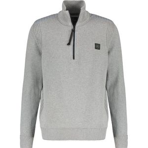 Lerros - Gebreide Pullover - Katoen - Casual - Met Geribbelde Troyerkraag