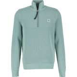 Lerros - Half zip trui - Heren - 420 MINERAL BLUE - Katoen - 24O5443