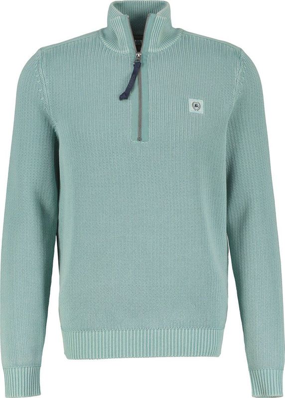 Lerros - Half zip trui - Heren - 420 MINERAL BLUE - Katoen - 24O5443