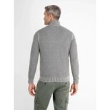 Lerros - Gebreid vest - Heren - 259 PLATINUM GREY - Katoen - 24O5546