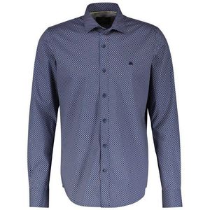Lerros - Lange mouw overhemd - Heren - M - 443 CRISPY BLUE - Katoen - 24D1389