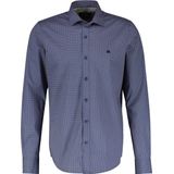 Crispy Blue - Overhemd - Met Grafisch Patroon - Knoopsluiting