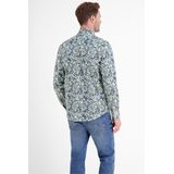 Lerros - Overhemd - Allover Print - Regular Fit - 97% Katoen/3% Elasthan