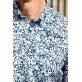 Lerros - Overhemd - Allover Print - Regular Fit - 97% Katoen/3% Elasthan