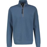 LERROS - Heren Sweater - Blauw - Katoen/Polyester - Regular Fit