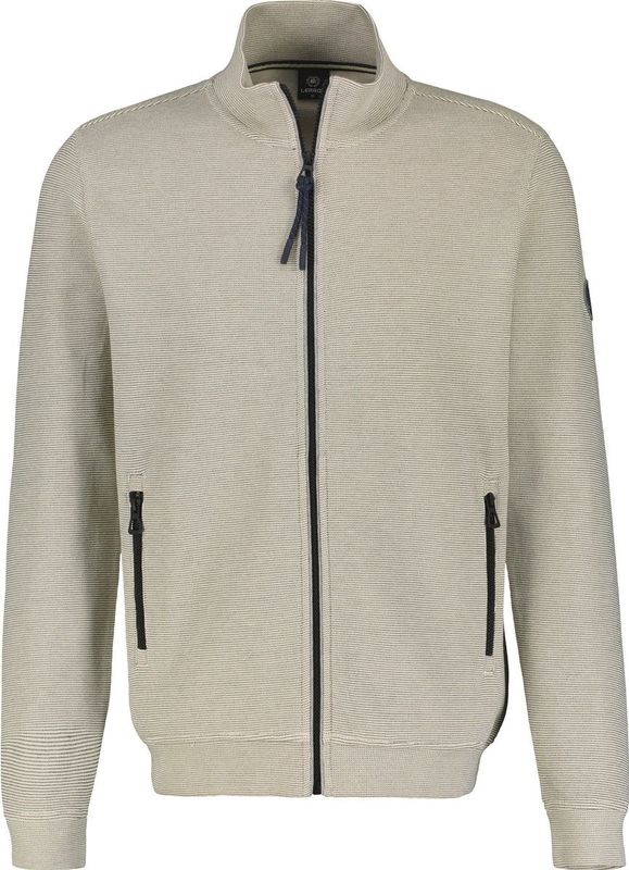 LERROS Sweatjacke, mit Stehkragen