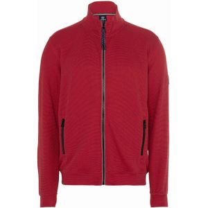 Lerros Vest Effen Sweatjack 243 338 Urban Red Mannen