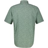 LERROS Overhemd Groen - Korte Mouwen - Regular Fit