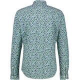 Overhemd - Sage Green - Katoen - Knoopsluiting - Lange Mouwen