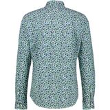 Lerros - Overhemd - Groen - Katoen/Elastaan - Regular Fit