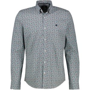 Lerros - Overhemd - Earth Red - Katoen - Lange Mouwen - Knoopsluiting