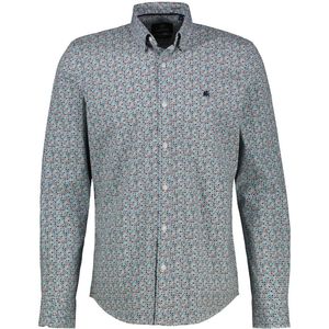 Lerros - Lange Mouw Overhemd - Heren - 331 Earth Red - Katoen