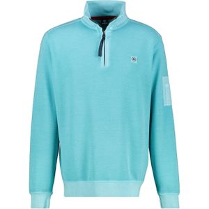 Lerros - Casual Heren Trui - Blauw - 100% Katoen