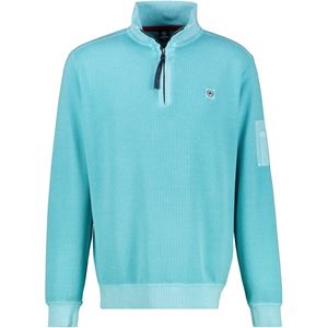 LERROS - Casual Trui - Blauw - 100% Katoen