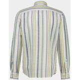 Lerros - Casual Overhemd - Wit - 55% Linnen 45% Katoen