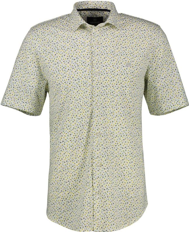 Overhemden - Wit - 100% Katoen - Knoopsluiting - Korte Mouwen