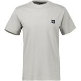 T-Shirt mit Strukturmuster und Rundhalsausschnitt