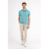 Lerros - Polo - Blauw - Katoen/Elastaan