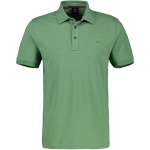 Lerros - Polo - Groen - Katoen/Elastaan