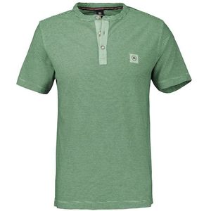 LERROS Kurzarmshirt, mit Logostickerei an der Brust