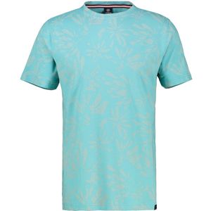 Lerros - T-shirt - Coastal Blue - Katoen/Elastaan