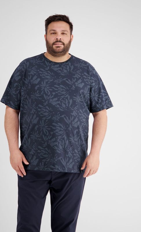 Lerros - Heren Shirt - 25330271 - Classic Navy - Katoen Mix