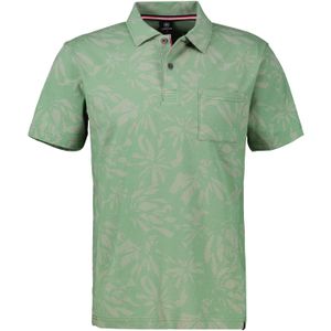 Lerros - Heren Polo - Sage Green - Katoen