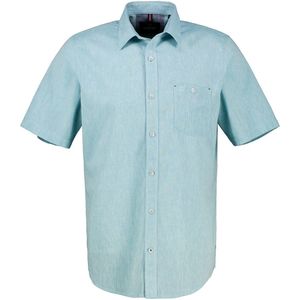 Lerros - Herenoverhemd - Coastal Blue - Katoen/Linnen