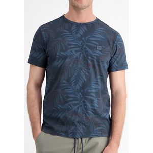 Lerros - Gebloemd T-shirt - Heren - Regular Fit - 100% Katoen